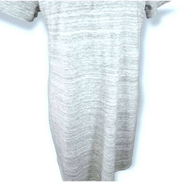 NEW YORK & COMPANY GRAY LACE UP TEE-SHIRT DRESS SZ.L EUC. - Picture 4 of 8